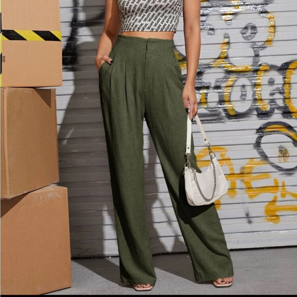 Business Casual Wide Leg Pants